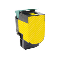 CIG - Cartouche de toner Lexmark 71B1HY0/71B0H40 remise à neuf - Rendement élevé - Jaune-Jaune