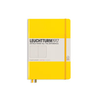 Leuchtturm1917 - Carnet à couverture rigide, Format Moyen A5, Jaune, Pointillé, 5 7/8" x 8 1/4"-251 pages numérotées