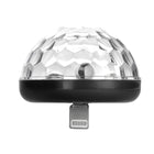 Kikkerland - Lumière Disco Téléphone Noire-S'illumine au rythme de votre musique