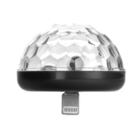Kikkerland - Lumière Disco Téléphone Noire-S'illumine au rythme de votre musique