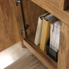 Sauder Cannery Bridge Mur de rangement - 7 tablettes - 71.97" H - Finition Sindoori Mango (424192)-210 distribué équitablement