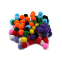 Charles Leonard – Balles velues pompons Creative Arts, couleurs variées, 1/2 po, 1500/paquet (LCH69100)-Balles velues pompons parfaites pour des poupées et des décorations