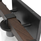 Elegant Designs 40 watts type A19 ampoule à culot moyen lanterne industrielle aspect bois restauré vanité de bain 3 lumières-9