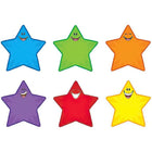 Trend Enterprises – Étoiles souriantes découpées de 6 po Classic Accents, paq./36 (T-10907)-Les accents pour babillard sont parfaits pour décorer les classes des tout-petits à la 4e année