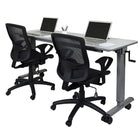 Luxor ? Table réglable de 72 po avec dessus rabattable (STAND-NESTC-72)-Dimensions : 71 larg. x 23,6 prof. x 0,17 haut. (po)