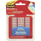 Scotch™ - Onglets réutilisables, 1 po x 1 po, paq./18 onglets-Pour suspendre photos, affiches, travaux d'art ou autres objets légers aux murs, réfrigérateurs, fen&ecirc;tres et autres surfaces plates
