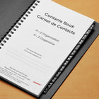 Staples - Carnet d'adresses - 5 po l x 8 po H - noir - bilingue-Taille de la page : 5 po l x 8 po H