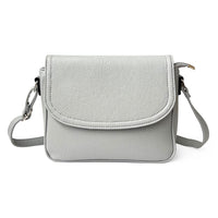 Nicci - Sac à bandoulière moyen avec rabat sur le devant - Gris clair-Sac bandoulière