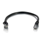 C2G - Câble de raccordement réseau Ethernet Cat5e Snagless non blindé (UTP) de 25 pieds - Noir-Longueur du câble : 25ft