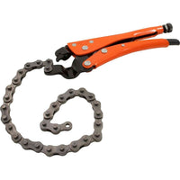 Attache-support à chaîne verrouillable de 10 po, ouverture de mâchoire de 6 1/4 po-Ouverture de mâchoire (pouces) : 6 1/4 po