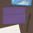 JAM Paper Enveloppes A7 simples, violet foncé, 250/paquet-Taille des enveloppes : 5,25 x 7,25 po
