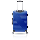TUCCI Italy - PERCORSO Valise à roulettes 30 po - Bleu-Coque rigide en ABS