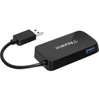 Aluratek - Concentrateur USB 3.0 à 4 ports, alimentation USB-Taux de transfert de données SuperSpeed jusqu'à 5Gbps - 10 x plus rapide que USB 2.0