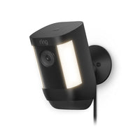 Ring - Plug-in Spotlight Camera Pro avec Wifi double bande (version 2022) - Noir-1080p HDR, Live View, vision nocturne couleur