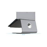 Rain Design – Support mStand 360 pour portatif, avec base pivotante, gris cosmique (10074)-Base pivotante vous permettant de partager vos idées avec vos amis et vos collègues