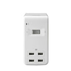 APC - protecteur de surtensions SurgeArrest Essential à 6 prises avec 4 ports USB (PE6U4W)-4 ports de chargement USB, 4,8 ampères