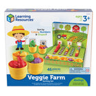 Learning Resources - Ensemble de tri de fermes veggie-Remplissez les paniers de boisseau avec des figures représentant les légumes, du maïs et du brocoli aux oignons et aux citrouilles