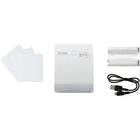 Canon - Imprimante photo couleur SELPHY Square QX10, blanc-Imprimez vos photos de médias sociaux préférées et collez-les à lâ™aide de lâ™endos adhésif du papier