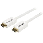 StarTech 3M (10 Ft) White Cl3 In-Wall High Speed HDMI Cable, Ultra Hd 4K X 2K HDMI Cable, HDMI to HDMI M/M-Ideal for in-wall HDMI installations