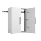 Prepac Armoire supérieure accrochable HangUps de 24 po (61 cm)-1 tablettes ajustables (tablettes de 0,75 po [1,9 cm] d'épaisseur)