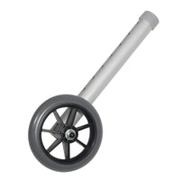 Drive Medical - Roulettes de déambulateur universel, roue de 5 po-Gris, caoutchouc