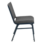 Flash Furniture – Chaise empilable robuste grise à motifs à revêtement Hercules rembourrée de 3 po-Capacité de poids de 550 lb
