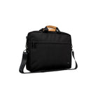 Sac messager PKG Spadina 16 po - Noir-Noir et beige, fabriqué avec des tissus en polyester