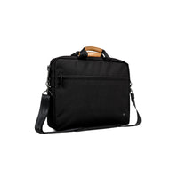 Sac messager PKG Spadina 16 po - Noir-Noir et beige, fabriqué avec des tissus en polyester
