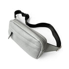 Nicci - Sac banane avec sangle web - Gris clair-Gris - Polyuréthane