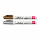 Sharpie - Marqueurs de Peinture à Base d’Huile - Pointe Extra Fine - Doré et Argenté - Paquet de 2-Extra fine