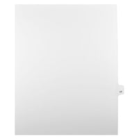 Mark Maker – Onglets séparateurs juridiques blancs, 1/25 onglets, format lettre, sans trous, numéro 17, 25/paquet-Onglets séparateurs blancs, 1/25 onglets
