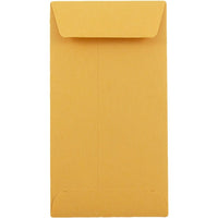 JAM Paper Enveloppes à monnaie kraft brun recyclé nº 5,5; 3 x 5,5 po, 1000/boîte-Matériau : Kraft