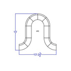 Flash Furniture – Alon Series ZB803450SWH, ensemble de réception 10 pièces, cuir, blanc-Dimensions : 27 haut. x 25,25 prof. (po)