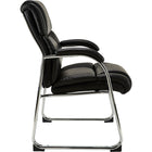 Staples – Fauteuil d'invité Sonada, noir-Le fauteuil mesure 37,8 po de hauteur