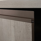 Sauder - Manhattan Gate Crédence de bureau moderne - Mystic Oak-Conforme à la norme BIFMA x5.9 en matière de sécurité, de durabilité et de performances structurelles