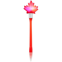Merangue - Stylo lumineux Feuille d’érable - paquet de 18-Stylo fantaisie lumineux