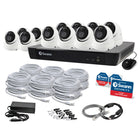 Swann - Pro Enforcer Système de sécurité NVR Ultra HD 4K 16 canaux - Blanc-Dimensions: 15,75 po L x 12,6 po H x 1,97 po P