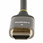 StarTech - Câble HDMI 2.1 8K haute vitesse de 12 pi - Noir/Gris-32 canaux audio pris en charge (5.1/7.1/DTS-HD Master Audio/DTS:X/Dolby TrueHD/Atmos)