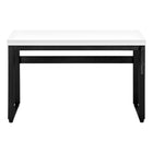 Monarch Specialties - 7681 Bureau 48 po L - Hauteur Adjustable Blanc/Metal Noir-7