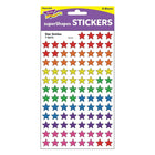 Trend Enterprises - Autocollants SuperShapes, étoiles souriantes, 8000/ensemble-Couleur : Bleu, rouge, jaune, vert, violet, orange, rose
