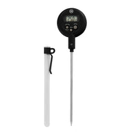 Marathon – Thermomètre de cuisine numérique à lecture instantanée, noir (BA080008BK)-Thermomètre de poche à lecture instantanée en C/F