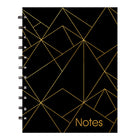 Blueline – Cahier MiracleBind Collection Or – 11 po x 9-1/16 po – Noir – 58 Feuilles-Pages microperforées blanches