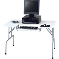 Safco - Table d'ordinateur pliante-Bureau de l'ordinateur