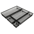 NeatLife – Ensemble de rangement pour tiroir, noir, 5 pièces-Permet d'organiser nettement un tiroir 