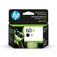 HP 60XL Cartouche d’encre noire à rendement élevé d’origine (CC641WN)-Couleur: Noir