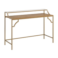 Sauder - La Collection International Lux Bureau - Finition Sindoori Mango-Bureau