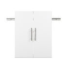 Prepac Armoire supérieure accrochable HangUps de 24 po (61 cm)-Capacité totale : 60 lb (27 kg) / 30 lb (13 kg) par tablette
