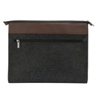 Housse pour ordinateur portable compatible avec de 17,3 po Housse pour ordinateur portable, Marron-Deux poches zippées à l'avant pour les clés, les cartes, l'argent et autres articles essentiels pret à partir