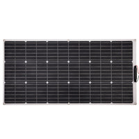 Technaxx - Panneau solaire souple 100W TX-208 - noir-Le panneau solaire flexible est idéal pour diverses applications, telles que le camping, la caravane, le bateau, le balcon, le balcon, etc.