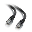 C2G - Câble de raccordement réseau Ethernet Cat6 Snagless non blindé (UTP) de 12 pieds - Noir-Câbles Ethernet